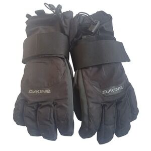 Dakine Black Ski Snowboard Gloves DK Dry Wristguard Mens S8